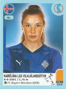 2022 Panini UEFA Women's Euro England 2022 Stickers #357 Karólína Lea Vilhjálmsdóttir Front