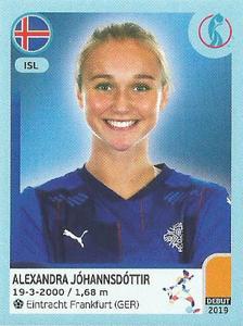 2022 Panini UEFA Women's Euro England 2022 Stickers #359 Alexandra Jóhannsdóttir Front