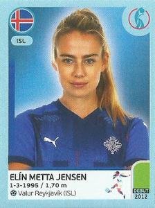2022 Panini UEFA Women's Euro England 2022 Stickers #365 Elín Metta Jensen Front
