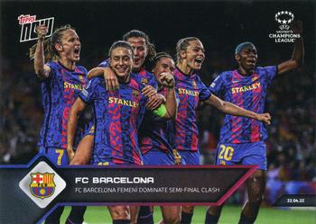 2021-22 Topps Now UEFA Women's Champions League #003 FC Barcelona Front