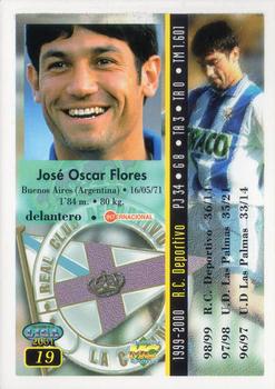 2000-01 Mundicromo Las fichas de la Liga 2001 #19 Turu Flores Back