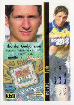 2000-01 Mundicromo Las fichas de la Liga 2001 #378a Gudjonsson Back
