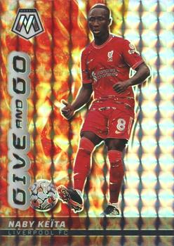 2021-22 Panini Mosaic Premier League - Give and Go Mosaic #26 Naby Keita Front