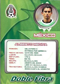 2006 Bimbo Pasión Tricolor #NNO Alberto Medina Back
