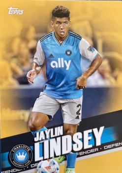 2022 Topps MLS - Gold #26 Jaylin Lindsey Front