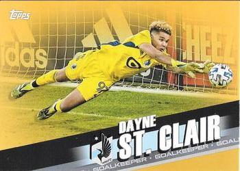 2022 Topps MLS - Gold #67 Dayne St. Clair Front