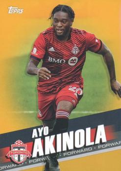2022 Topps MLS - Gold #85 Ayo Akinola Front