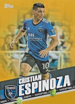 2022 Topps MLS - Gold #87 Cristian Espinoza Front