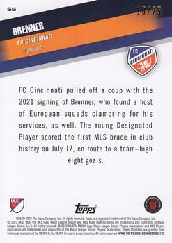 2022 Topps MLS - Orange #55 Brenner Back
