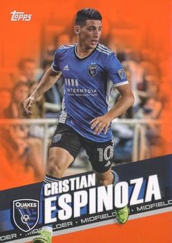 2022 Topps MLS - Orange #87 Cristian Espinoza Front
