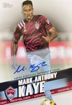 2022 Topps MLS - Autographs #173 Mark-Anthony Kaye Front