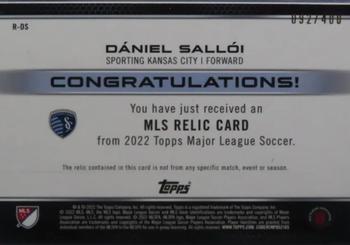 2022 Topps MLS - Relics #R-DS Dániel Sallói Back