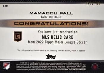 2022 Topps MLS - Relics #R-MF Mamadou Fall Back