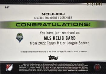 2022 Topps MLS - Relics #R-NT Nouhou Back