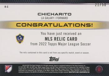2022 Topps MLS - Relics Gold #R-C Chicharito Back