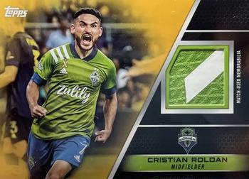 2022 Topps MLS - Relics Gold #R-CR Cristian Roldan Front