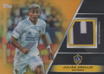 2022 Topps MLS - Relics Gold #R-JA Julián Araujo Front