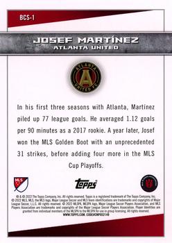 2022 Topps MLS - Big City Strikers #BCS-1 Josef Martínez Back