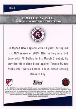 2022 Topps MLS - Big City Strikers #BCS-8 Carles Gil Back