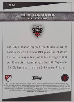 2022 Topps MLS - Big City Strikers #BCS-9 Ola Kamara Back