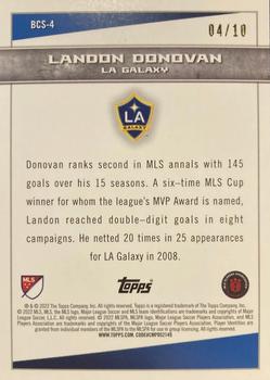2022 Topps MLS - Big City Strikers Red #BCS-4 Landon Donovan Back