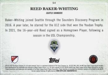 2022 Topps MLS - Scholarly #S-4 Reed Baker-Whiting Back
