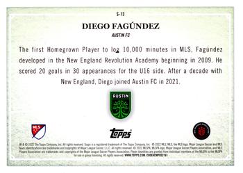 2022 Topps MLS - Scholarly #S-13 Diego Fagúndez Back