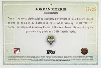 2022 Topps MLS - Scholarly Orange #S-9 Jordan Morris Back
