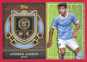 2022 Topps MLS - Scholarly Red #S-1 Andres Jasson Front