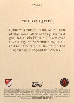 2022 Topps MLS - Topps 22 Minis #22M-11 Moussa Djitté Back
