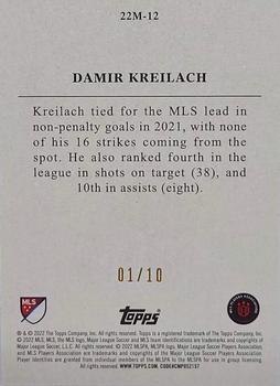 2022 Topps MLS - Topps 22 Minis Red #22M-12 Damir Kreilach Back