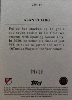 2022 Topps MLS - Topps 22 Minis Red #22M-14 Alan Pulido Back