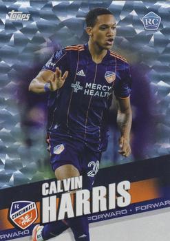 2022 Topps MLS - Icy White Foil #182 Calvin Harris Front