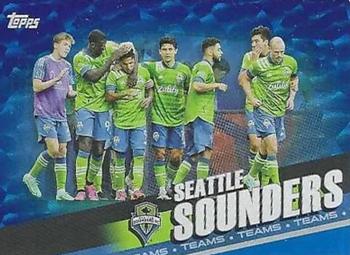 2022 Topps MLS - Icy Blue Foil #50 Seattle Sounders Front