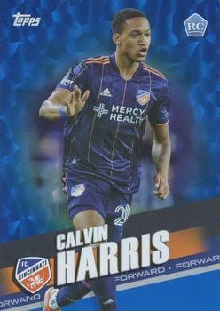 2022 Topps MLS - Icy Blue Foil #182 Calvin Harris Front