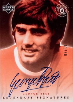 2002 Upper Deck Manchester United - Legendary Signatures Red Tier 3 #GB-A3 George Best Front