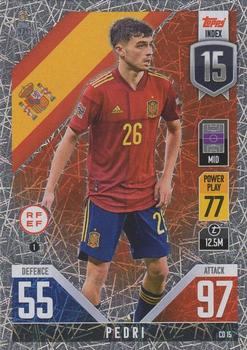 2022-23 Topps Match Attax 101 Road to UEFA Nations League Finals #CD15 Pedri Front