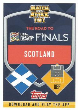 2022-23 Topps Match Attax 101 Road to UEFA Nations League Finals #CD19 Andy Robertson Back