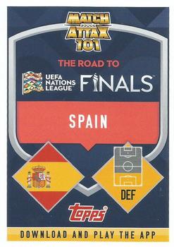 2022-23 Topps Match Attax 101 Road to UEFA Nations League Finals #CD37 Aymeric Laporte Back
