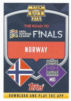 2022-23 Topps Match Attax 101 Road to UEFA Nations League Finals #CD98 Martin Odegaard Back
