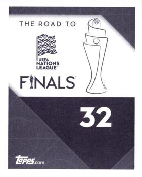 2022-23 Topps Road to UEFA Nations League Finals Sticker Collection #32 Lukáš Hrádecký Back