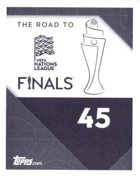2022-23 Topps Road to UEFA Nations League Finals Sticker Collection #45 Klæmint Olsen Back