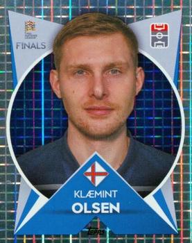 2022-23 Topps Road to UEFA Nations League Finals Sticker Collection #45 Klæmint Olsen Front