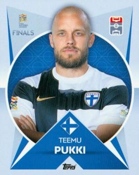 2022-23 Topps Road to UEFA Nations League Finals Sticker Collection #60 Teemu Pukki Front
