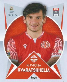 2022-23 Topps Road to UEFA Nations League Finals Sticker Collection #67 Khvicha Kvaratskhelia Front