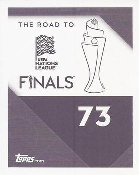 2022-23 Topps Road to UEFA Nations League Finals Sticker Collection #73 Arvydas Novikovas Back