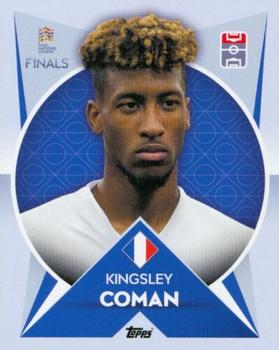 2022-23 Topps Road to UEFA Nations League Finals Sticker Collection #85 Kingsley Coman Front