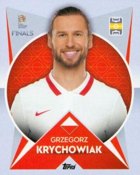 2022-23 Topps Road to UEFA Nations League Finals Sticker Collection #117 Grzegorz Krychowiak Front