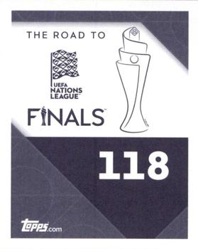2022-23 Topps Road to UEFA Nations League Finals Sticker Collection #118 Qara Qarayev Back