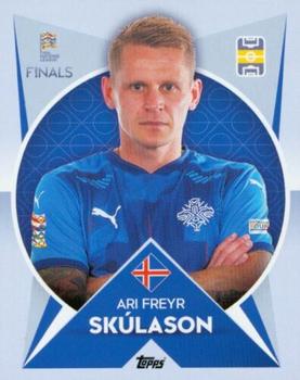 2022-23 Topps Road to UEFA Nations League Finals Sticker Collection #132 Ari Freyr Skúlason Front